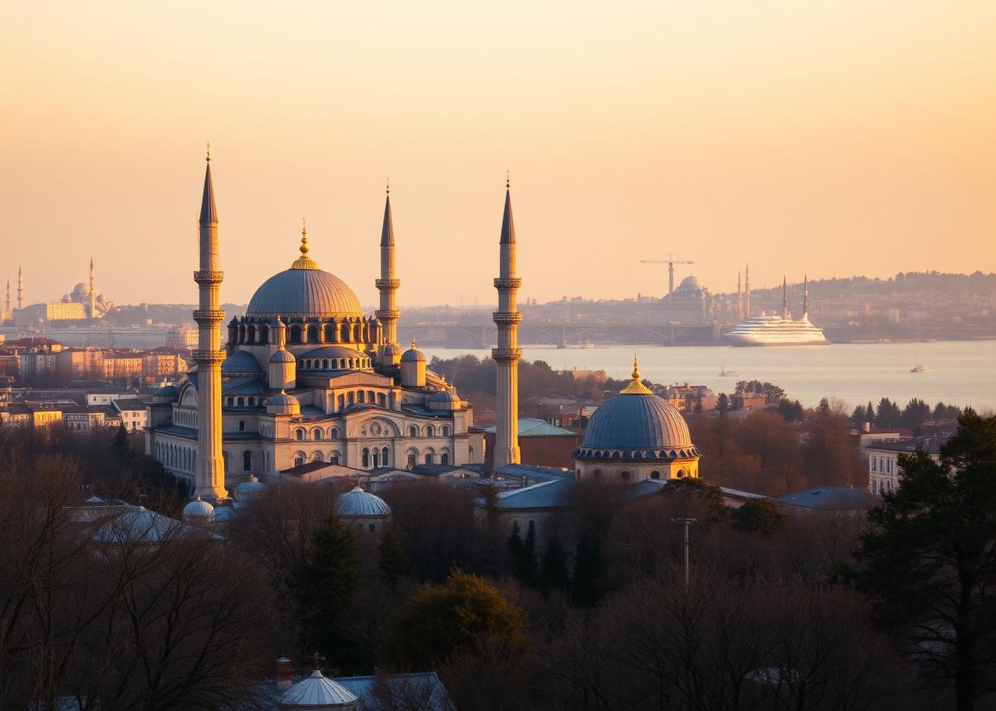 Ayasofya ve İstanbul silueti